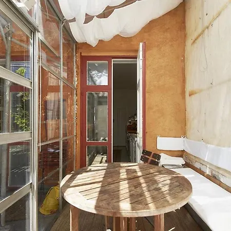 Balkon Med Udsigt Midt I Apartament Kopenhaga