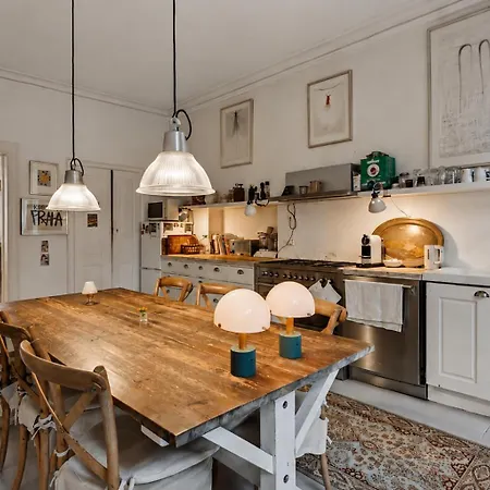 Apartament Balkon Med Udsigt Midt I Kopenhaga